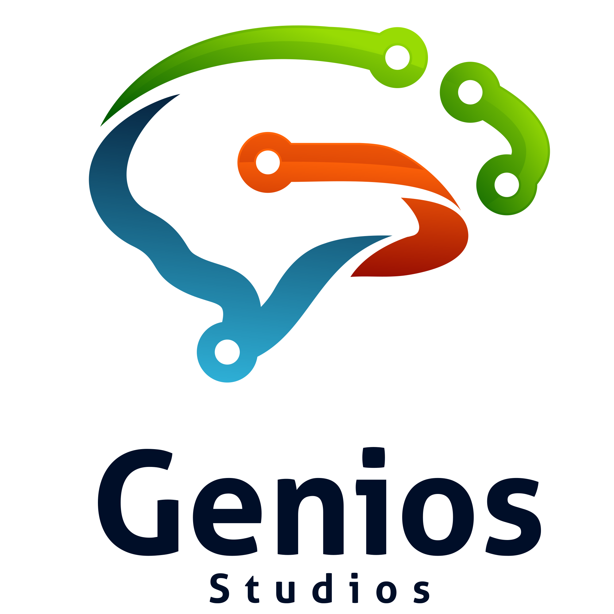 Logo de la empresa Genios Studios